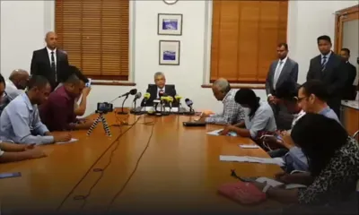 Retrouvez  le point de presse de Pravind Jugnauth 