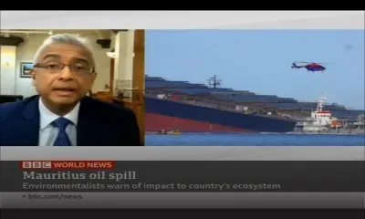 Fuite d’huile du Wakashio : la BBC interroge Pravind Jugnauth 