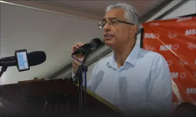 Pravind Jugnauth sur le MMM: «lezo inn reste, la viand inn vinn ek nu isi»