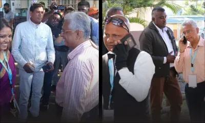 No 8 : Pravind Jugnauth salue la candidate du MMM, Neera Seebarun, mais a moins de chance avec M. Malin