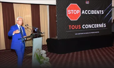 Campagne nationale : faire de Maurice  «l'un des pays au monde affichant le moins d'accidents», affirme le PM 