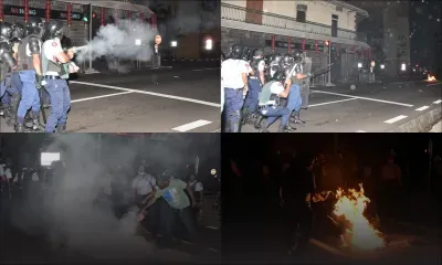 Arrestation de Dominique Deeseeal : affrontements entre les manifestants et la SSU 