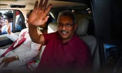 Le président du Sri Lanka est arrivé aux Maldives