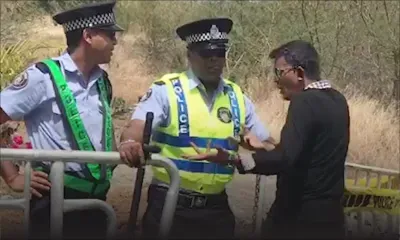 La Butte : prise de bec entre Azam Rujubali et un policier 