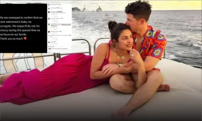 Priyanka Chopra et Nick Jonas accueillent leur premier enfant, né d’une mère porteuse