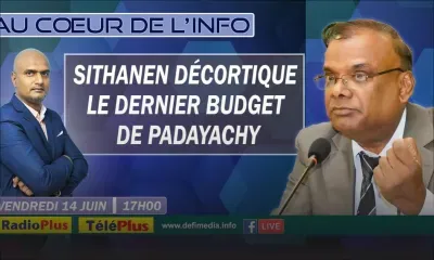 « Au Cœur de l'Info » : Sithanen décortique le dernier budget de Padayachy