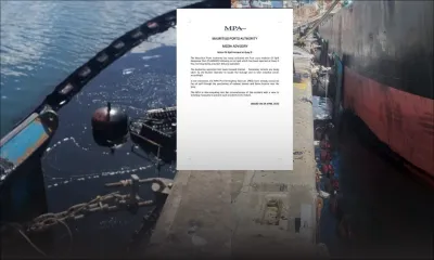 Quai D : un déversement d'hydrocarbures signalé 