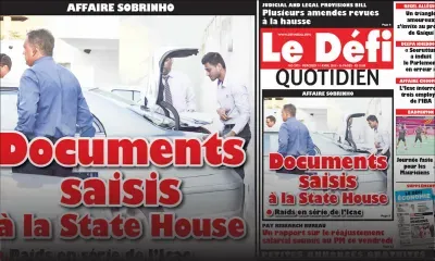 Voici la Une du Defi Quotidien de ce mercredi 11 avril