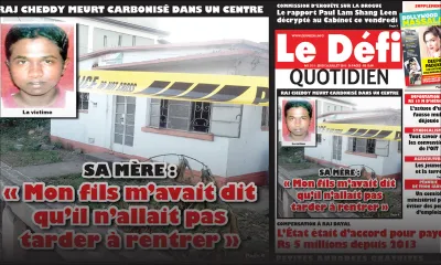 Voici la Une du Defi Quotidien de ce jeudi 26 juillet 2018