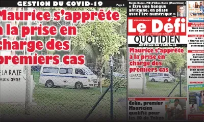 Voici la Une du Défi Quotidien de ce jeudi 27 février 2020