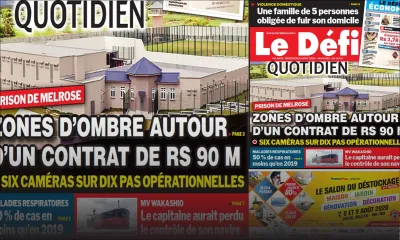 Voici la Une du Defi Quotidien de ce mercredi 05 août 2020