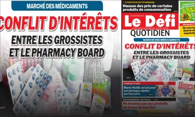 Voici la Une du Défi Quotidien de ce lundi 14 Septembre 2020