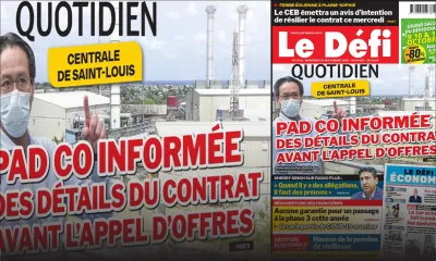 Voici la Une du Défi Quotidien de ce Mercredi 30 Septembre 2020