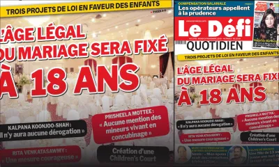 Voici la Une du Défi Quotidien de ce mardi 10 novembre 2020