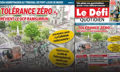 Voici la Une du Défi Quotidien de ce mardi 12 janvier 2021