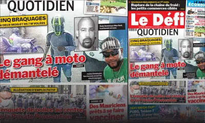 Voici la Une du Défi Quotidien de ce mercredi 13 janvier 2021