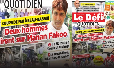 Voici la Une du Défi Quotidien de ce jeudi 21 janvier 2021