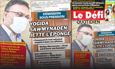 Voici la Une du Défi Quotidien de ce jeudi 11 février 2021