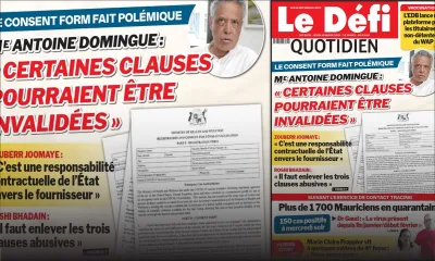 Voici la Une du Défi Quotidien de ce jeudi 18 mars 2021