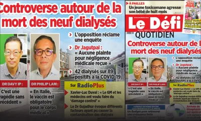 Voici la Une du Défi Quotidien de ce mardi 13 avril 2021