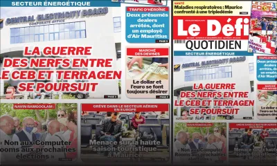 Voici la une du Défi Quotidien de ce vendredi 16 Décembre 2022