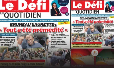 Voici la une du Défi Quotidien de ce Mardi 28 Février 2023