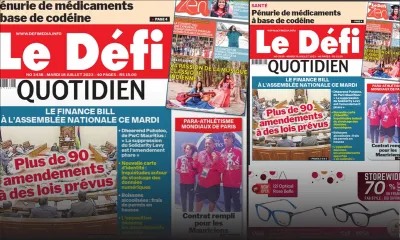 Voici la une du Défi Quotidien de ce Mardi 18 juillet 2023