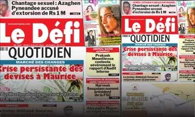 Voici la une du Défi Quotidien de ce Jeudi 04 Juillet 2024