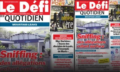 Voici la une du Défi Quotidien de ce Vendredi 01 Novembre 2024