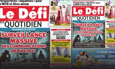 Voici la une du Défi Quotidien de ce Jeudi 06 Février 2025