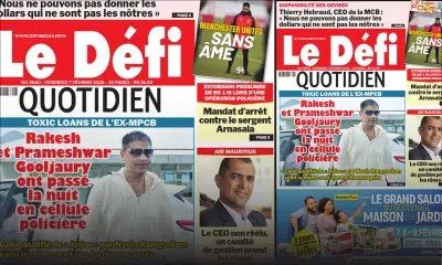 Voici la une du Défi Quotidien de ce Vendredi 07 Février 2025