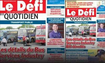 Voici la une du Défi Quotidien de ce Lundi 28 Juillet 2025