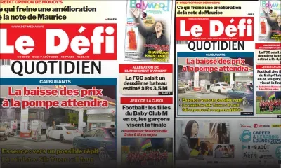 Voici la une du Défi Quotidien de ce Jeudi 07 Août 2025
