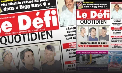 Les autres titres qui font l’actualité dans Le Défi Quotidien