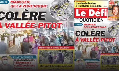 Voici la Une du Défi Quotidien de ce mardi 07 juin 2021