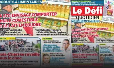 Voici la Une du Défi Quotidien de ce jeudi 15 juillet 2021