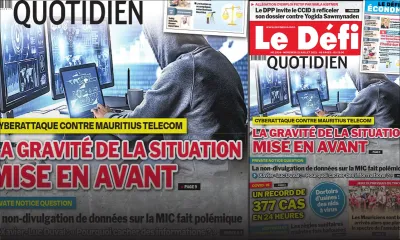 Voici la Une du Défi Quotidien de ce mercredi 21 juillet 2021
