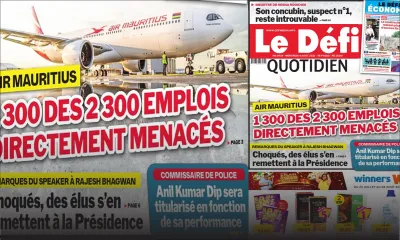 Voici la Une du Défi Quotidien de ce mercredi 04 Août 2021