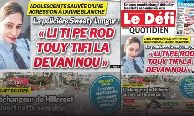 Voici la Une du Défi Quotidien de ce mercredi 11 Août 2021