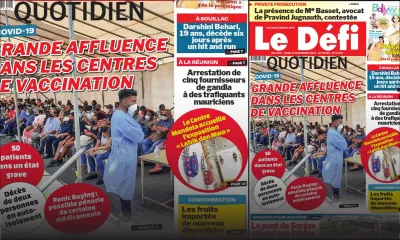Voici la Une du Défi Quotidien de ce jeudi 18 Novembre 2021