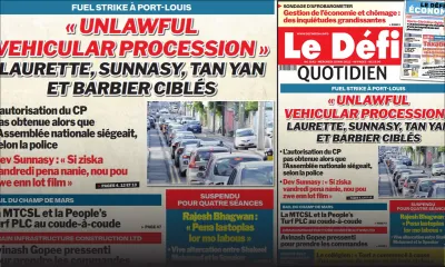 Voici la une du Défi Quotidien de ce mercredi 25 Mai 2022