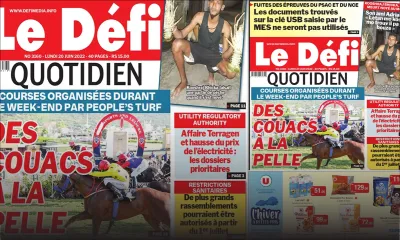 Voici la une du Défi Quotidien de ce lundi 20 Juin 2022