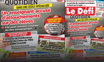 Voici la une du Défi Quotidien de ce mercredi 22 Juin 2022