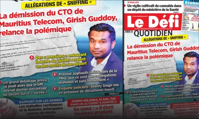 Voici la une du Défi Quotidien de ce mercredi 20 Juillet 2022