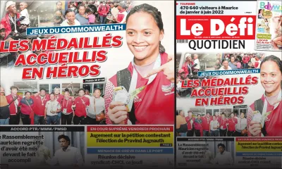 Voici la une du Défi Quotidien de ce jeudi 11 Août 2022