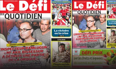 Voici la une du Défi Quotidien de ce lundi 22 Août 2022