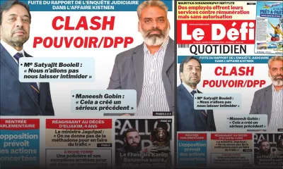 Voici la une du Défi Quotidien de ce mardi 18 Octobre 2022
