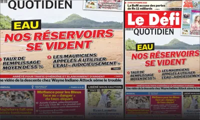 Voici la une du Défi Quotidien de ce mardi 22 Novembre 2022