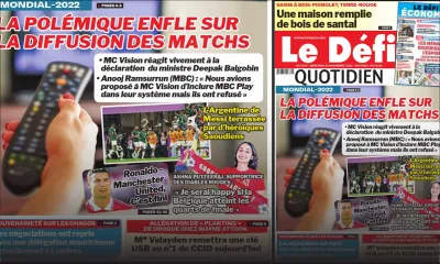 Voici la une du Défi Quotidien de ce mercredi 23 Novembre 2022