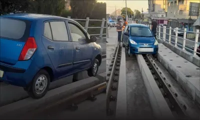 Positif à l’alcootest : un policier se trompe de route et atterrit sur les rails du métro à Curepipe